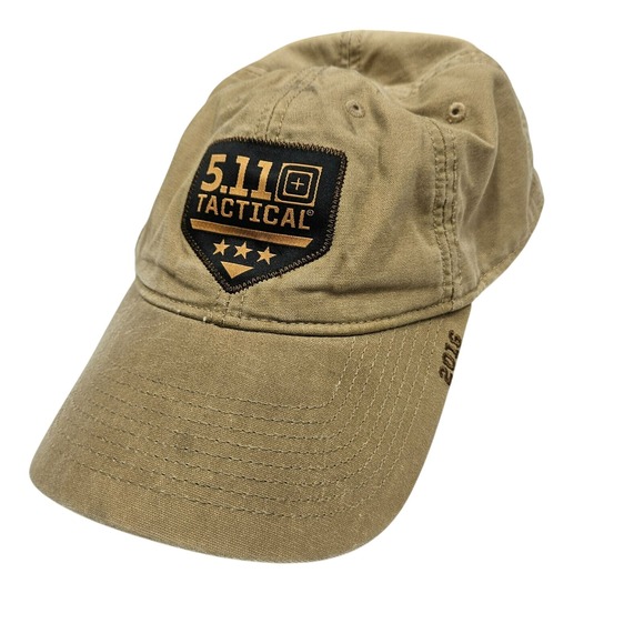 5.11 Tactical Hat Tan Adjustable Baseball Cap Fastenal Logo